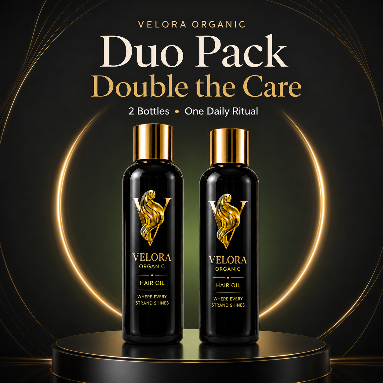 Velora Organic Hair Growth Oil – Duo Pack