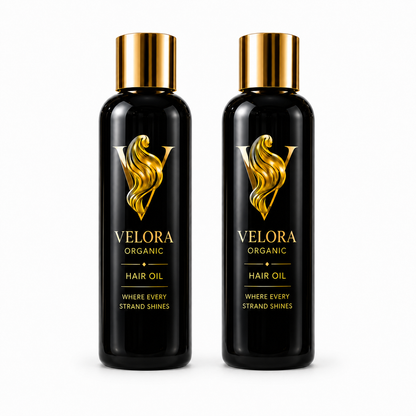 Velora Organic Hair Growth Oil – Duo Pack